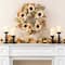 Glitzhome® 72" Fall Neutral Sunflower, Pumpkin and Leaf Garland